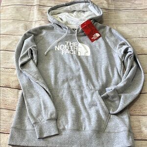 The North Face Women's Half Dome Hoodie Heather Grey Size XL